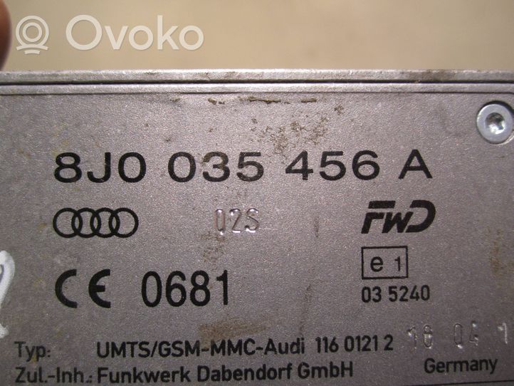 Audi A6 S6 C6 4F Moduł / Sterownik anteny 8J0035456A