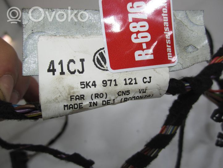 Volkswagen Golf VI Front door wiring loom 5K4971121CJ