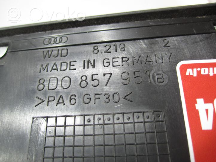 Audi A4 S4 B5 8D Posacenere auto 8D0857951B