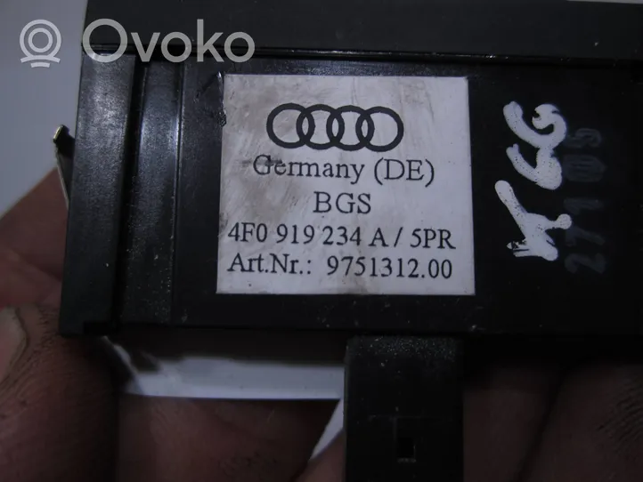 Audi A6 S6 C6 4F Matkustajan turvatyynyn on-off-kytkin 4F0919234A