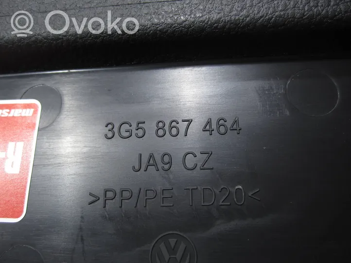 Volkswagen PASSAT B8 Poszycia / Boczki bagażnika 3G5867464