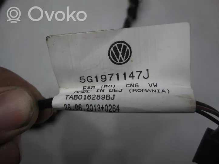 Volkswagen Golf VII Faisceau de câbles hayon de coffre 5G1971147J