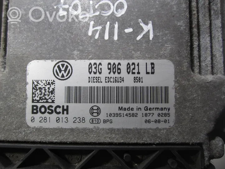 Skoda Octavia Mk2 (1Z) Sterownik / Moduł ECU 03G906021LB