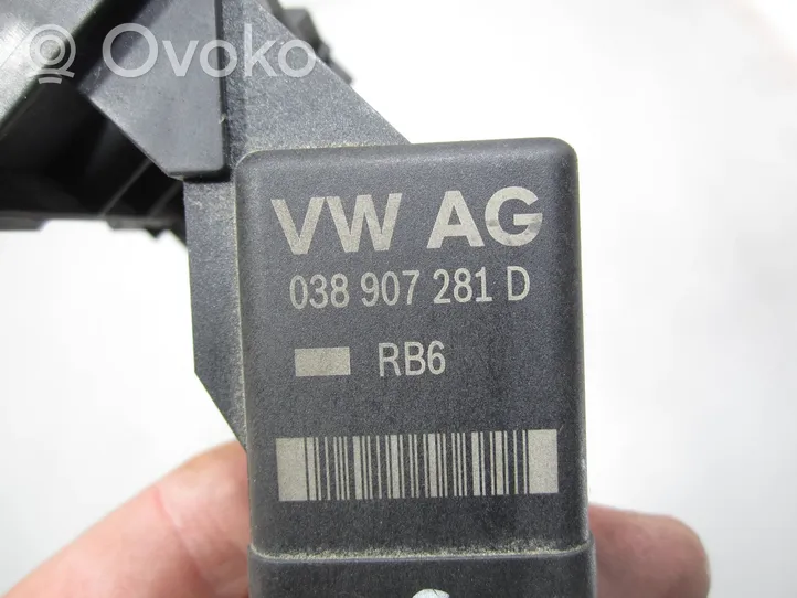 Volkswagen Caddy Przekaźnik / Modul układu ogrzewania wstępnego 038907281D