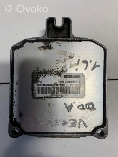 Opel Vectra B Sterownik / Moduł ECU 09364599