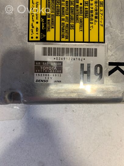 Toyota RAV 4 (XA20) Turvatyynyn ohjainlaite/moduuli 89170-42160