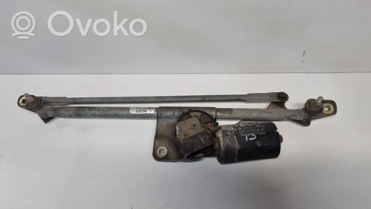 Opel Vectra B Front wiper linkage and motor 0390241116