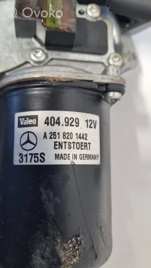 Mercedes-Benz R W251 Tiranti e motorino del tergicristallo anteriore A2518201442