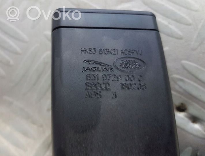 Land Rover Range Rover Velar Klamra środkowego pasa bezpieczeństwa fotela tylnego HK83613K21