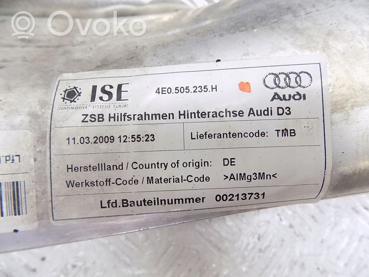 Audi A8 S8 D3 4E Sottotelaio posteriore 4E0505235H