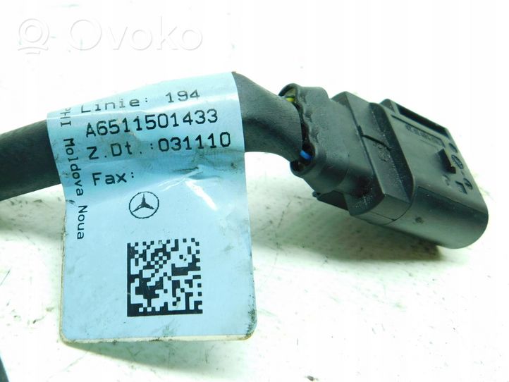 Mercedes-Benz A W176 Hehkutulpan johdot A6511501433