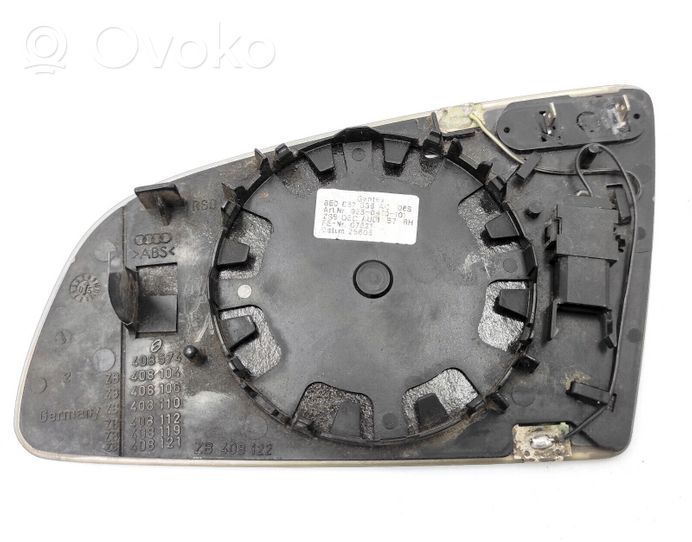 Audi A6 S6 C6 4F Veidrodėlio stiklas 8E0857535P