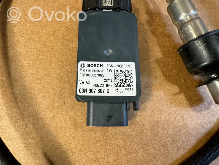 Volkswagen PASSAT B8 Sensore della sonda Lambda 03N907807D