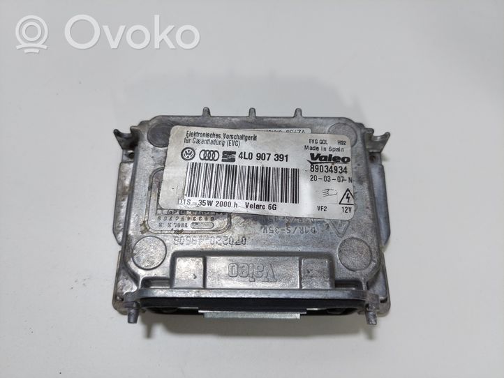 Audi Q7 4L Ajovalojen virranrajoitinmoduuli Xenon 4L0907391