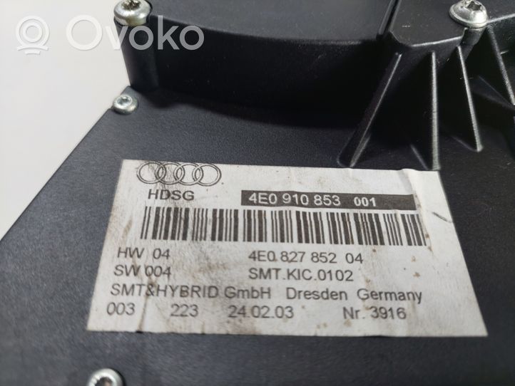 Audi A8 S8 D3 4E Pritraukėjas galinio dangčio 4E0910853