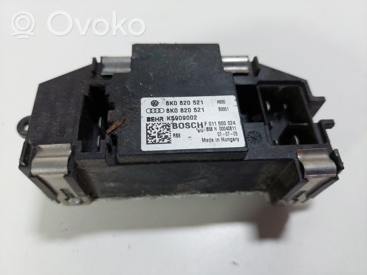 Audi A4 S4 B8 8K Motorino ventola riscaldamento/resistenza ventola 8K0820521