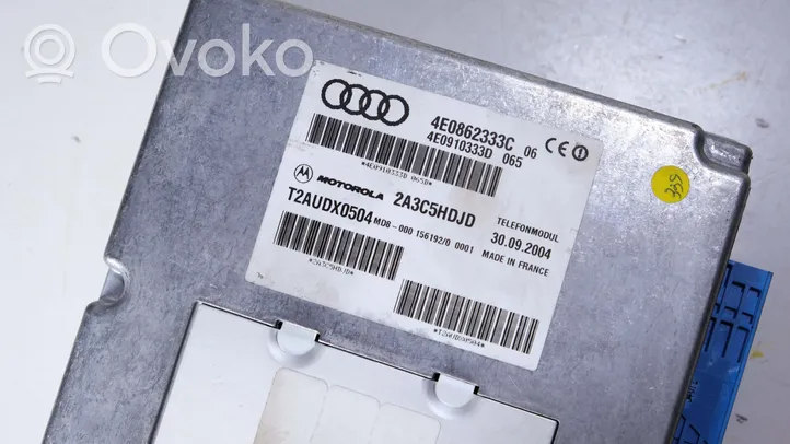 Audi A8 S8 D3 4E Telefono valdymo blokas 4E0862333C