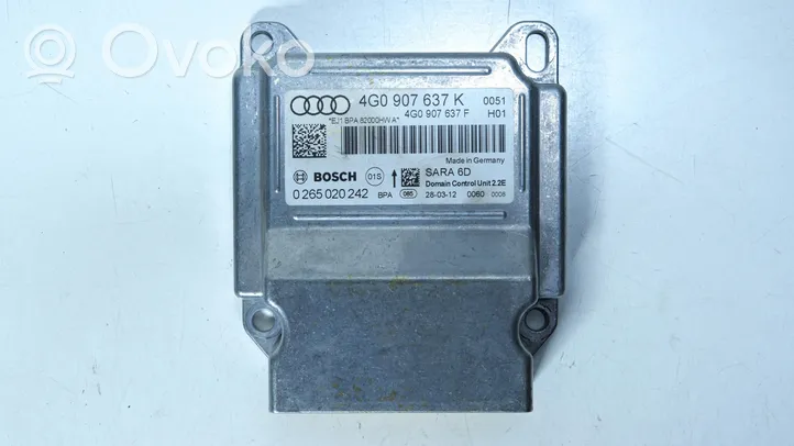 Audi A6 Allroad C7 Module de contrôle airbag 4G0907637K