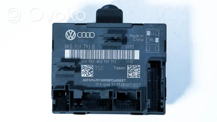 Audi A4 S4 B8 8K Unité de commande module de porte 8K0959793B