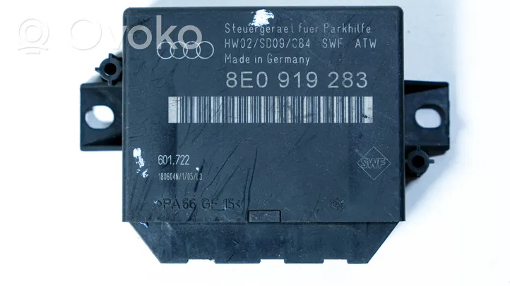 Audi A6 S6 C5 4B Pysäköintitutkan (PCD) ohjainlaite/moduuli 8E0919283