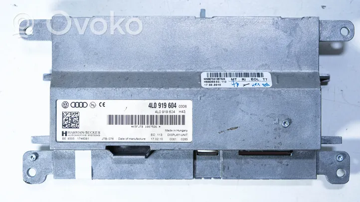 Audi A6 S6 C6 4F Monitori/näyttö/pieni näyttö 4L0919604