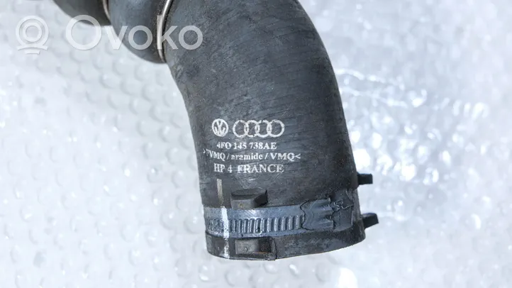 Audi A6 S6 C6 4F Трубка (трубки)/ шланг (шланги) интеркулера 4F0145738AE