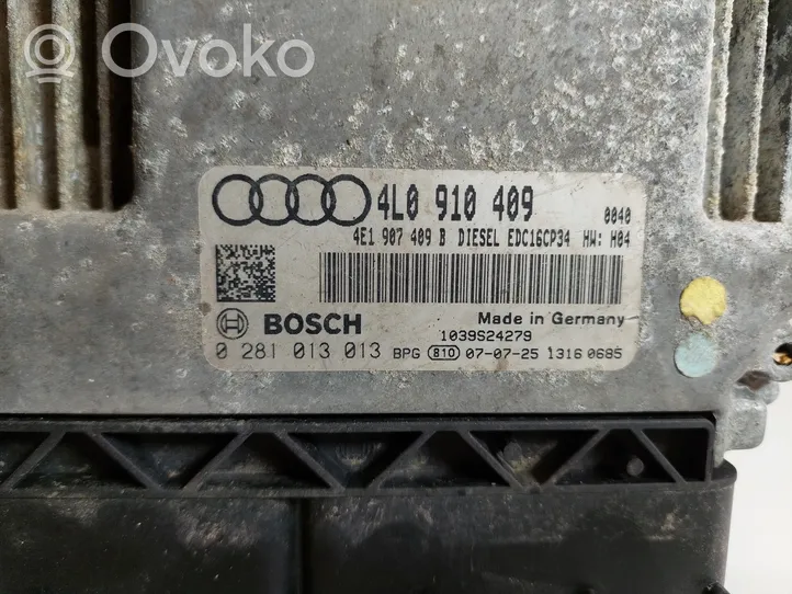 Audi Q7 4L Moottorin ohjainlaite/moduuli 4L0910409