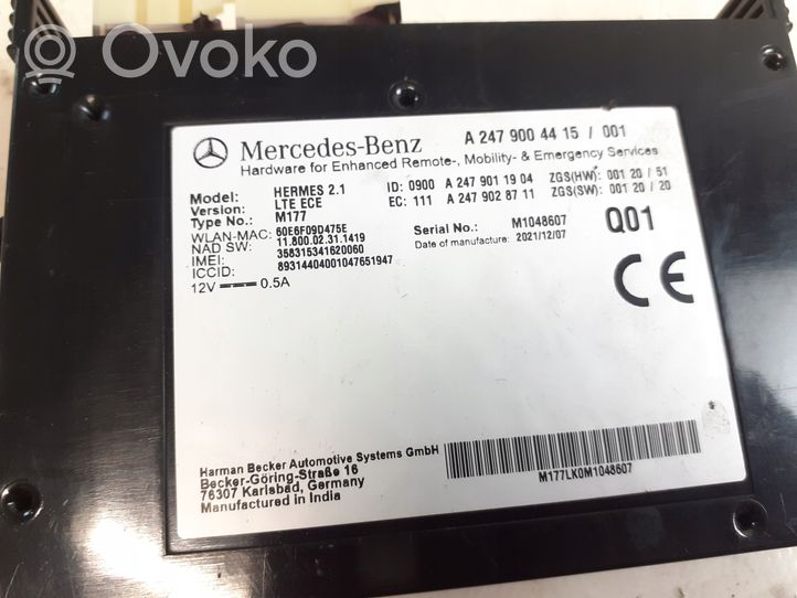 Mercedes-Benz GLB x247 Altre centraline/moduli A2479004415