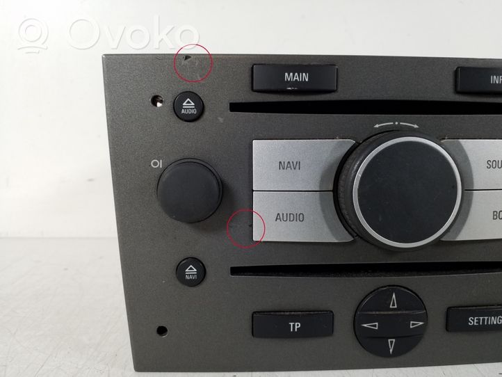 Opel Vectra C Radio/CD/DVD/GPS-pääyksikkö 13188477