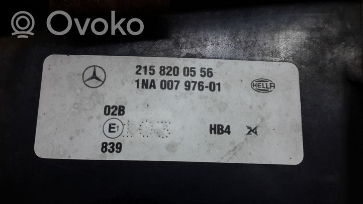 Mercedes-Benz CLC CL203 Światło przeciwmgłowe przednie A2158200556