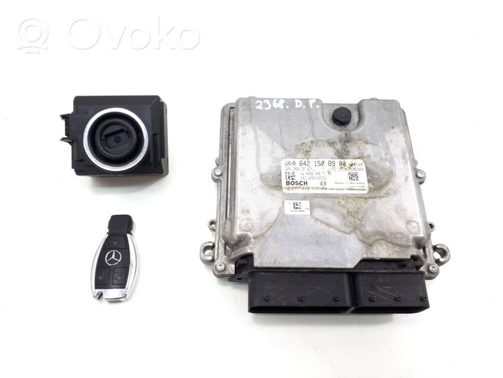 Mercedes-Benz CLS C218 X218 Kit centralina motore ECU e serratura 