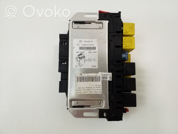 Mercedes-Benz S W220 Module de fusibles A0285459832