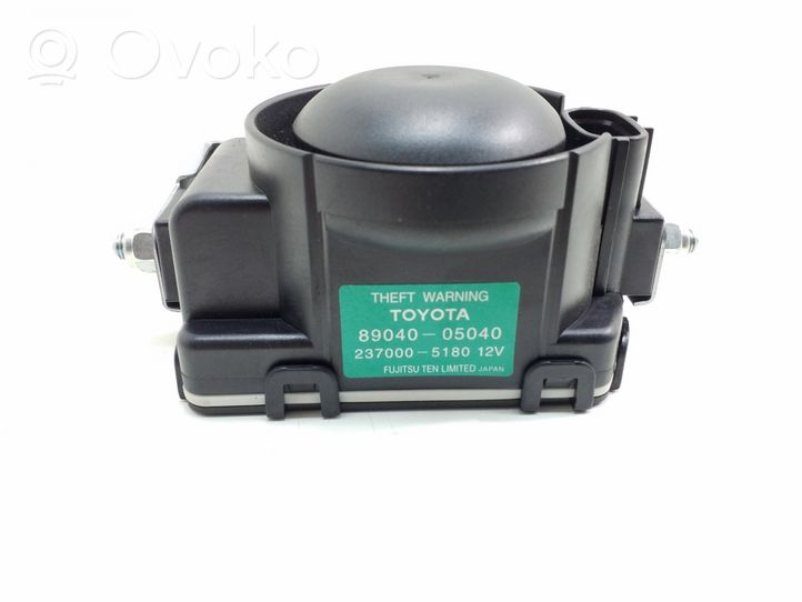 Toyota Verso Alarmes antivol sirène 8904005040