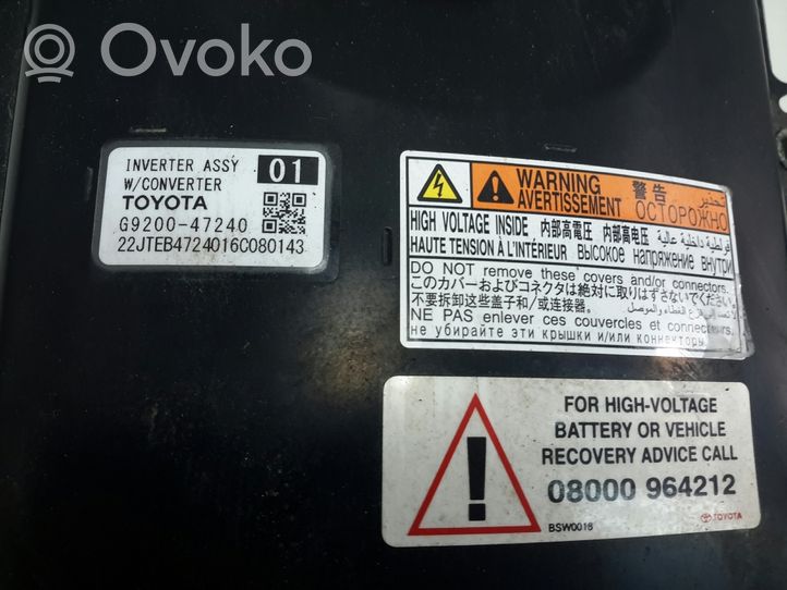 Toyota Prius (XW50) Voltage converter inverter G920047240