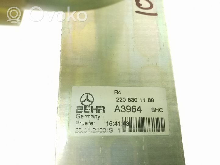 Mercedes-Benz CL C215 Ilmastointilaitteen sisälauhdutin (A/C) A2208301168
