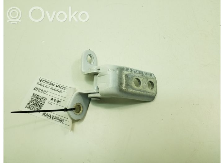 Toyota RAV 4 (XA40) Cerniera superiore della portiera anteriore 6871012151