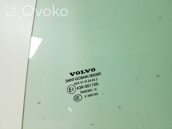 Volvo V60 Vetro del finestrino della portiera posteriore 31385420