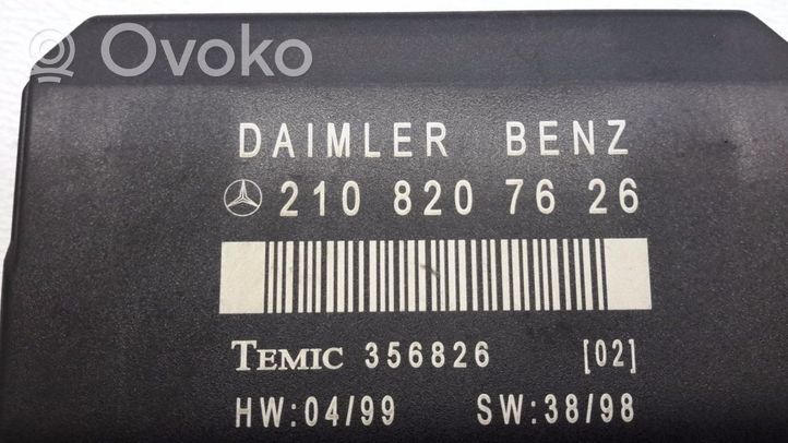 Mercedes-Benz C W202 Durų elektronikos valdymo blokas A2108207626