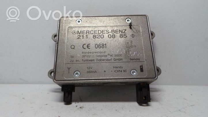 Mercedes-Benz A W169 Amplificateur d'antenne A2118200885