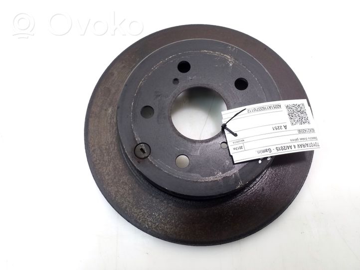 Toyota RAV 4 (XA40) Tarcza hamulca tylnego 4243142060