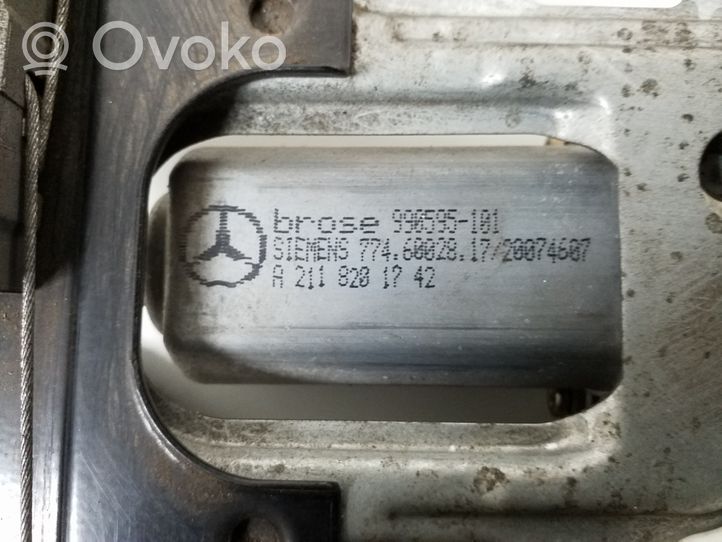 Mercedes-Benz CLC CL203 Mécanisme de lève-vitre avec moteur 