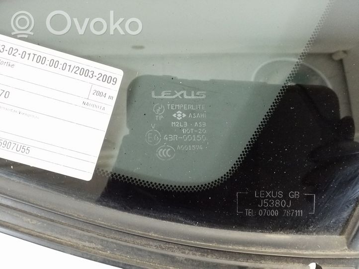 Lexus RX 330 - 350 - 400H Takasivuikkuna/-lasi 62710-48180