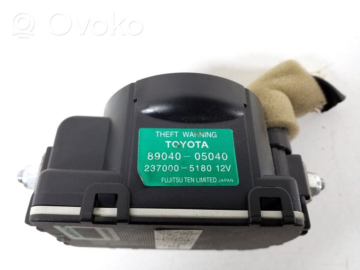 Toyota Avensis T270 Alarmes antivol sirène 89040-05040