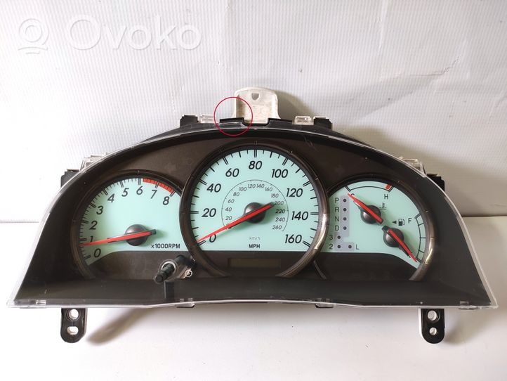 Toyota Solara Compteur de vitesse tableau de bord 83800-AA070