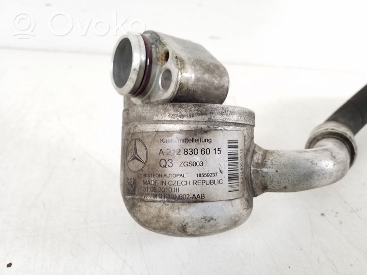 Mercedes-Benz E W212 Air conditioning (A/C) pipe/hose A2128306015