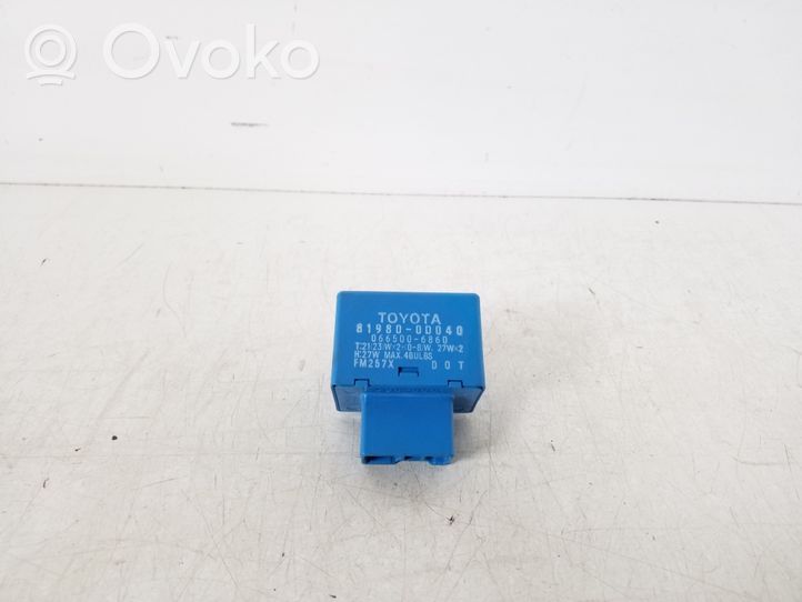 Toyota Verso-S Other relay 81980-0D040