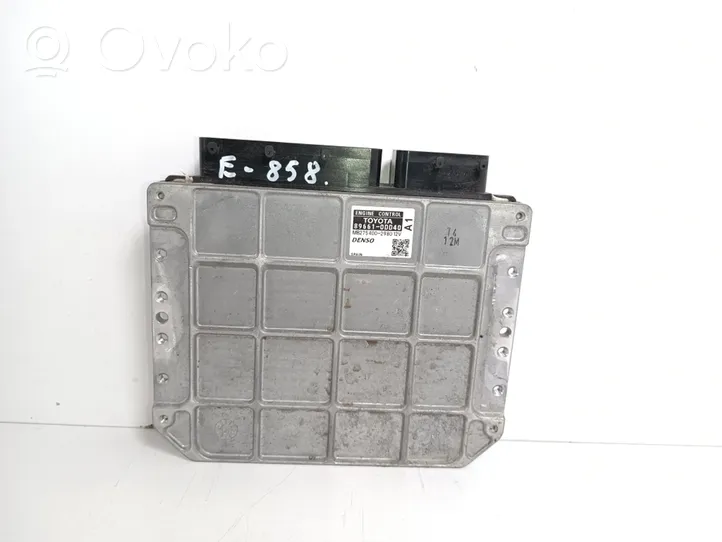 Toyota Yaris Calculateur moteur ECU 89661-0DD40