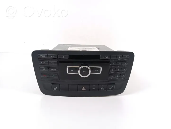 Mercedes-Benz B W246 W242 Radio/CD/DVD/GPS-pääyksikkö A2469000807