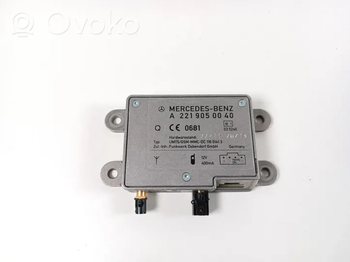 Mercedes-Benz ML W166 Aerial antenna amplifier A2219050040