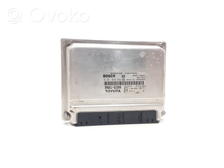 Toyota Yaris Sterownik / Moduł ECU 0281010563